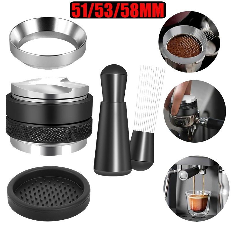Espresso Tamper Set - 5 Stuks Espresso Accessoires Kit Koffie