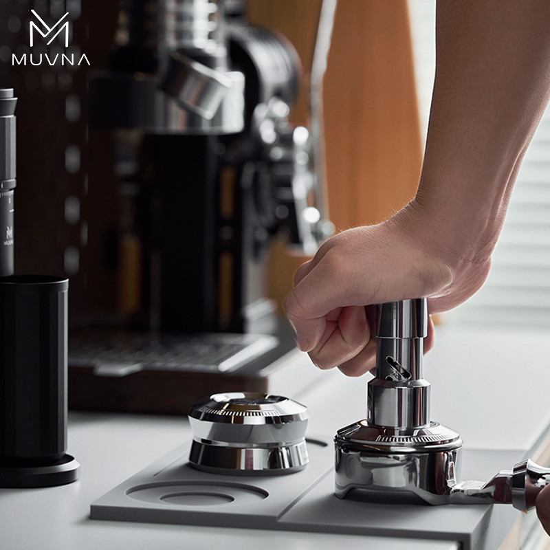 Espresso Tamper Set - MUVNA TITAN Koffiedistributeur & 30LBS Click
