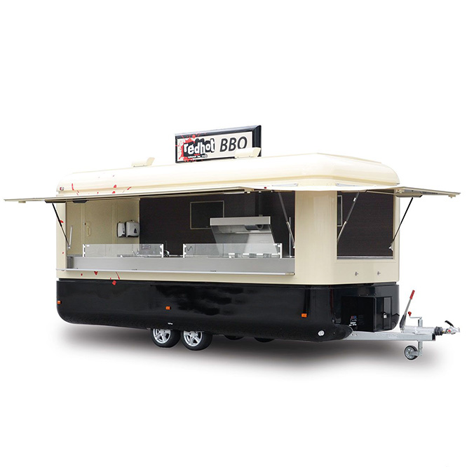 Coffee Equipment For Coffee Shop - BBQ Concessie Trailer Volledig uitgeruste mobiele