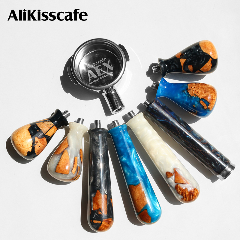 Coffee Equipment For Home - M10 Koffieportafilterhandvat van hars, gemodificeerd handvat,