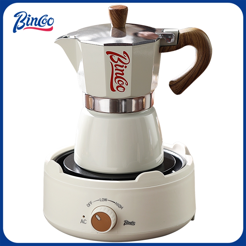 Coffee Equipment For Home - Bincoo Moka Pot en Elektrisch Fornuis