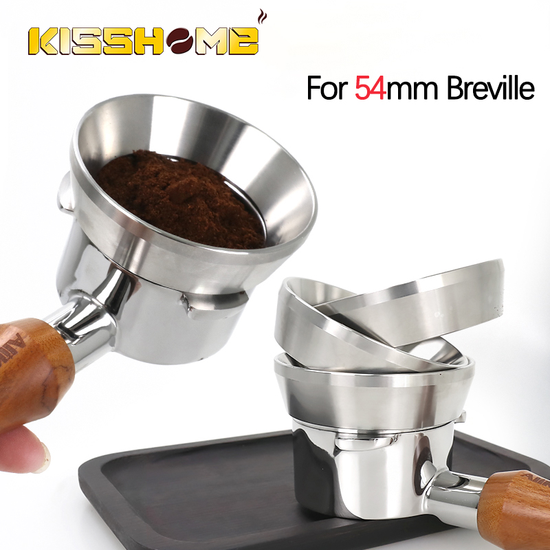 Espresso Tamper Set - 54mm Koffie Doseerring Rvs Barista Doseertrechter