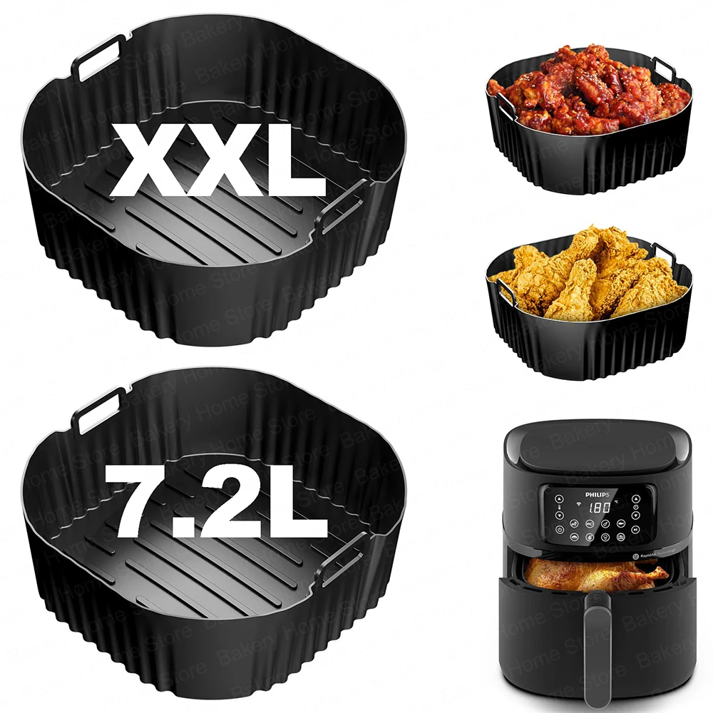 Philips Air Fryer Airfryer Xxl - Siliconen bakvorm voor Philips Airfryer XXL
