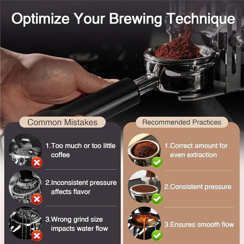 Breville Espresso Barista Express - ABUN 54mm Bottomless Portafilter met Puck
