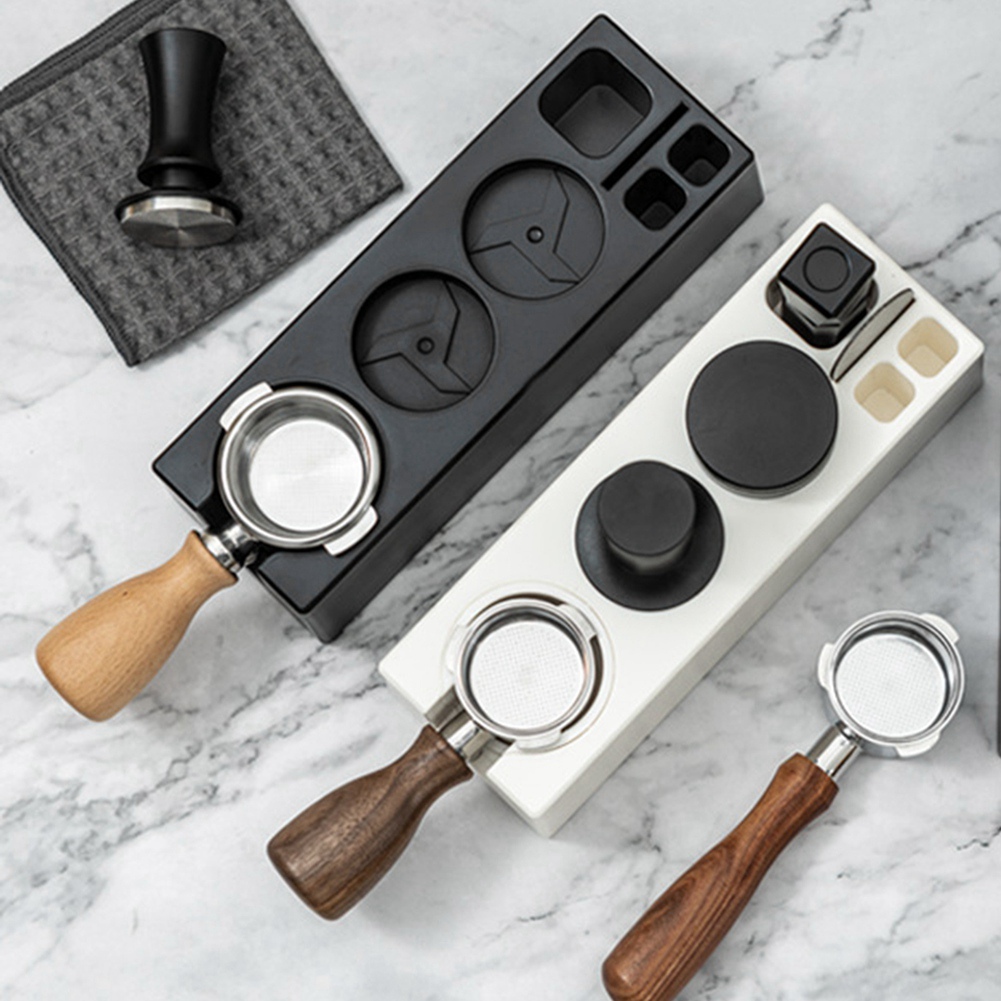 Coffee Knock Box - ABGG-51-58Mm ABS Koffiefilter Tamperhouder Koffie-afslagbak Espresso