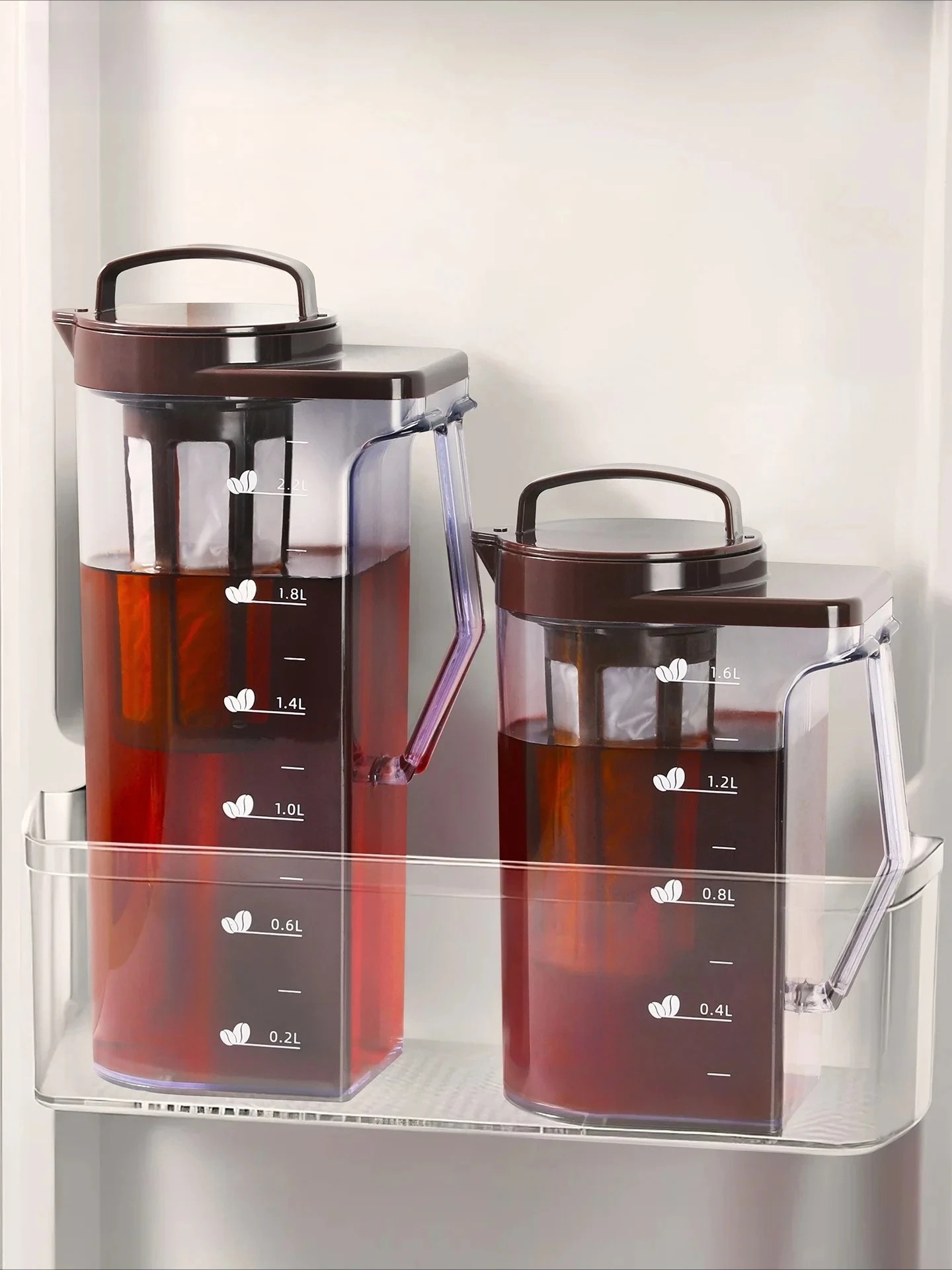 Coffee Equipment Usa - Grote plastic koude-brew koffiekan voor ijskoffie,