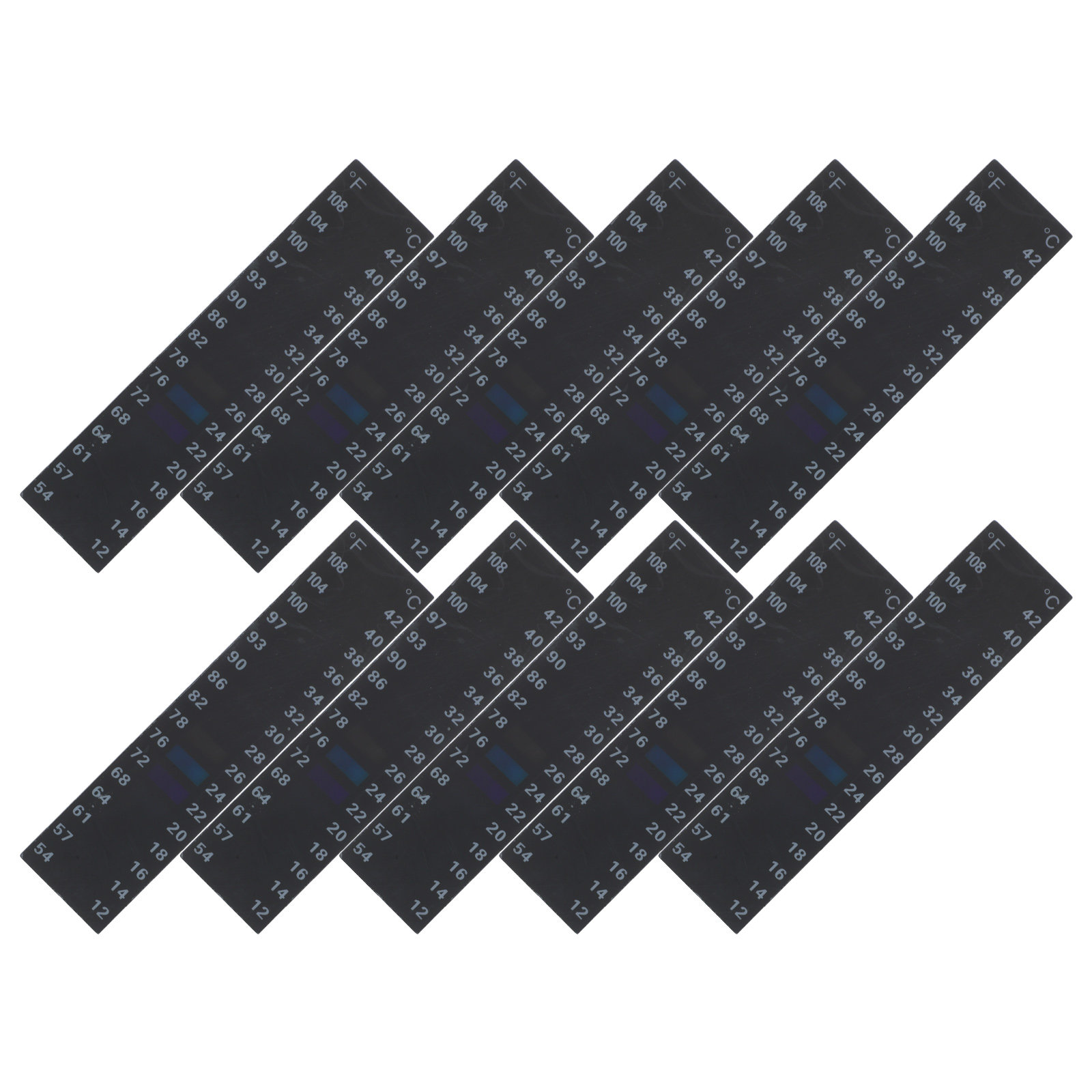 10 stuks zelfklevende temperat - Temperature Strip Thermometer recensie en prijs