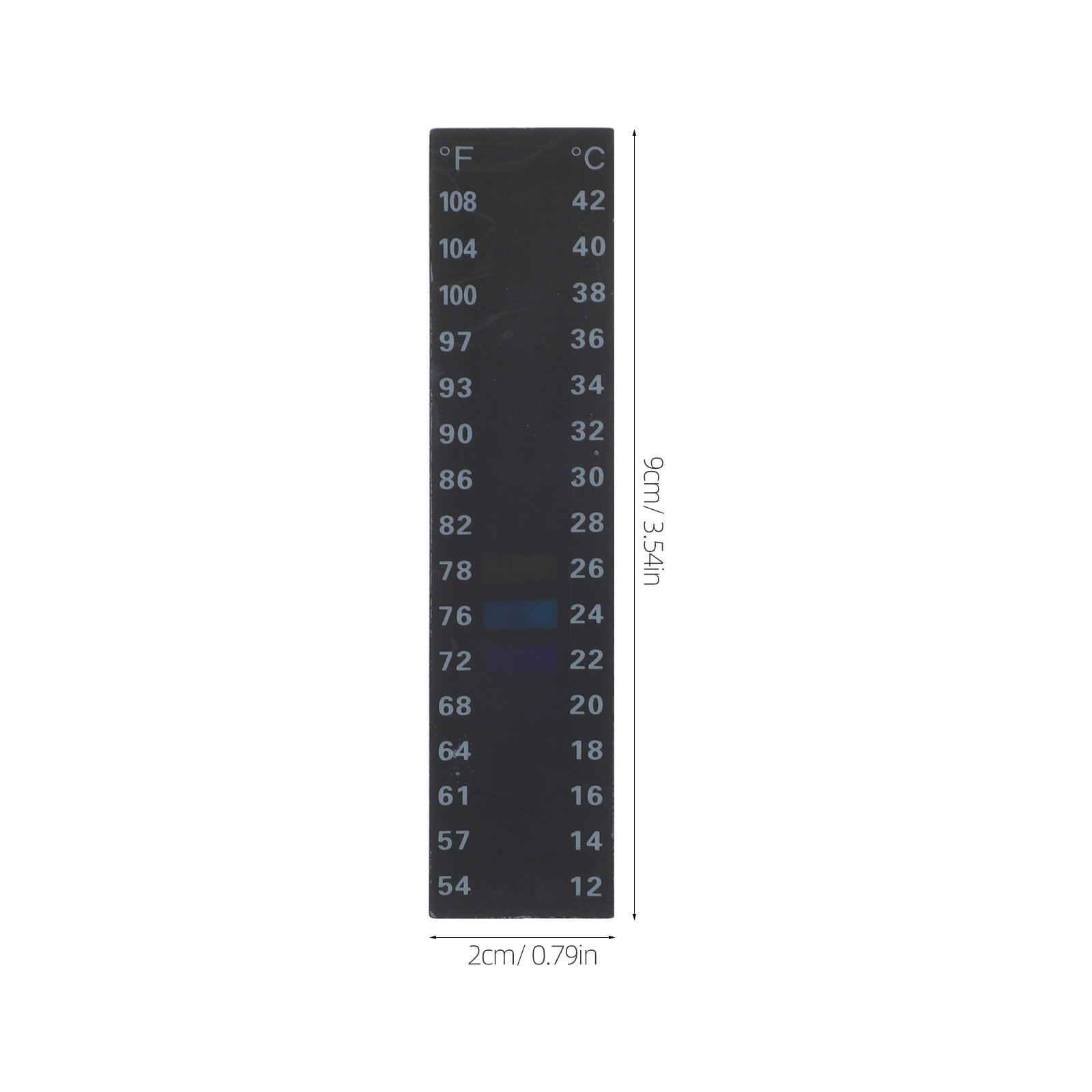 10 stuks zelfklevende temperat - Temperature Strip Thermometer recensie en prijs