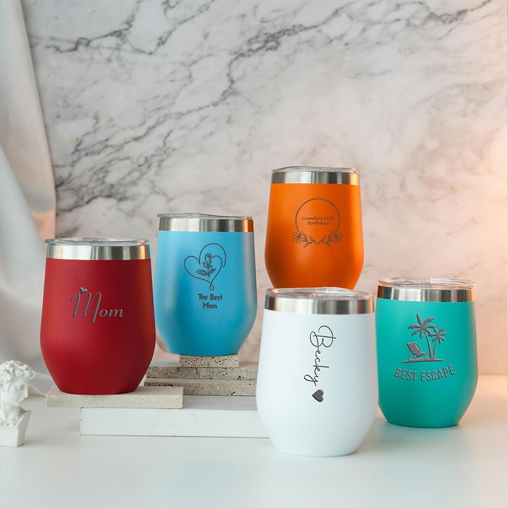 Gepersonaliseerde RVS Wijnbeke - Coffee Equipment Usa recensie en prijs