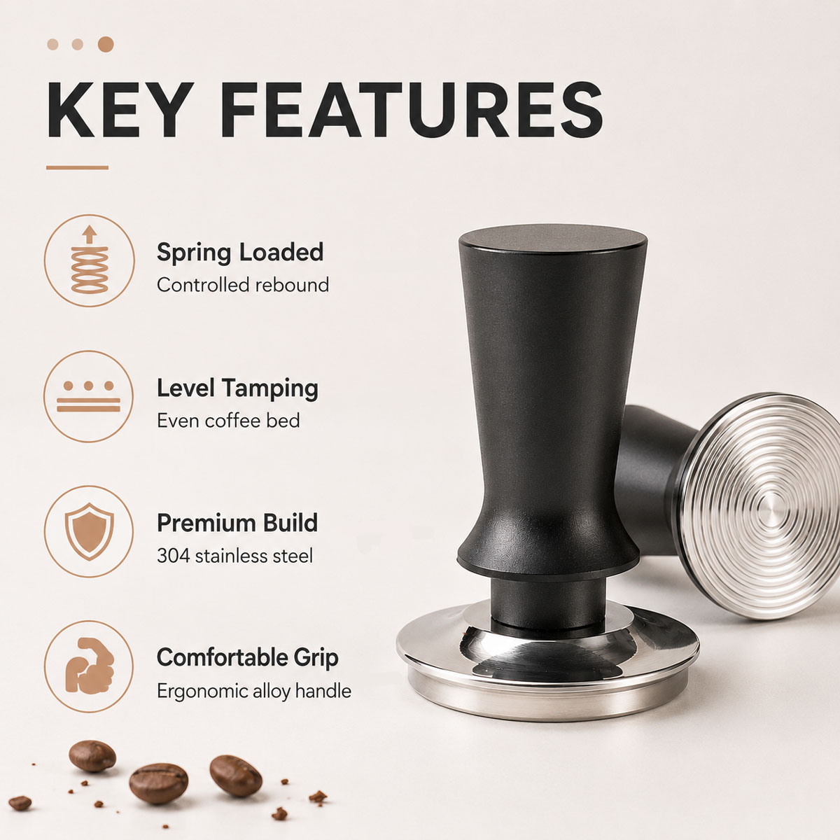 1 stuks 51/53/58 mm koffietamp - Espresso Tamper Set recensie en prijs
