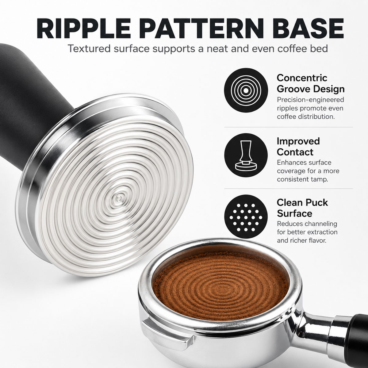 1 stuks 51/53/58 mm koffietamp - Espresso Tamper Set recensie en prijs