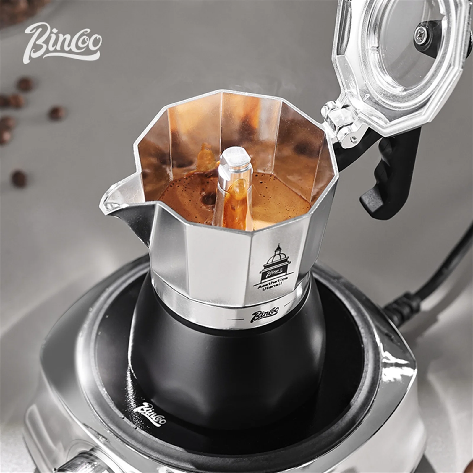 BINCOO Moka Pot met dubbele kl - Coffee Equipment For Home recensie en prijs