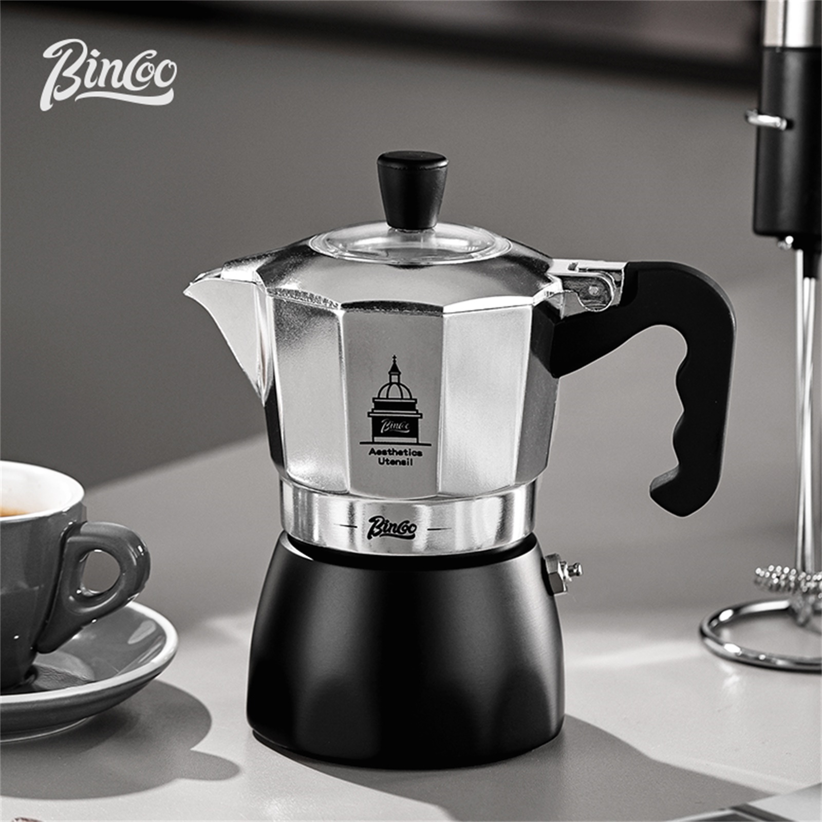 BINCOO Moka Pot met dubbele kl - Coffee Equipment For Home recensie en prijs