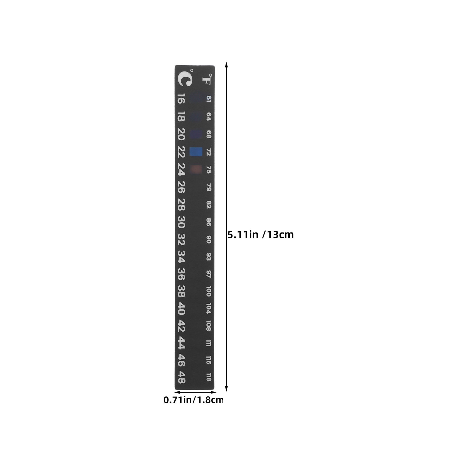 6 stuks temperatuurstickers vo - Temperature Strip Thermometer recensie en prijs