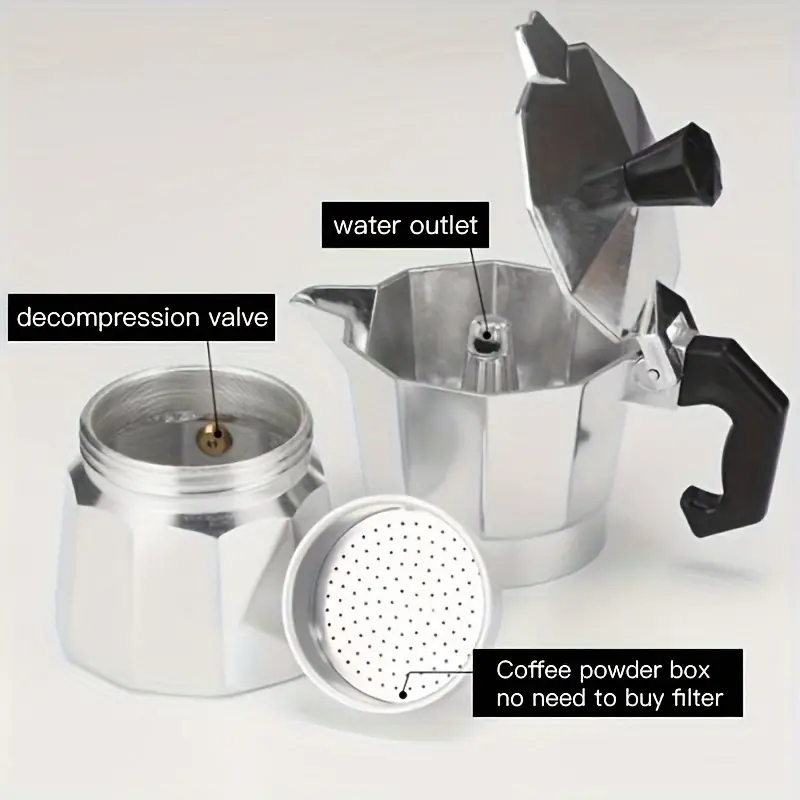 Klassieke aluminium moka pot 5 - Coffee Equipment For Home recensie en prijs