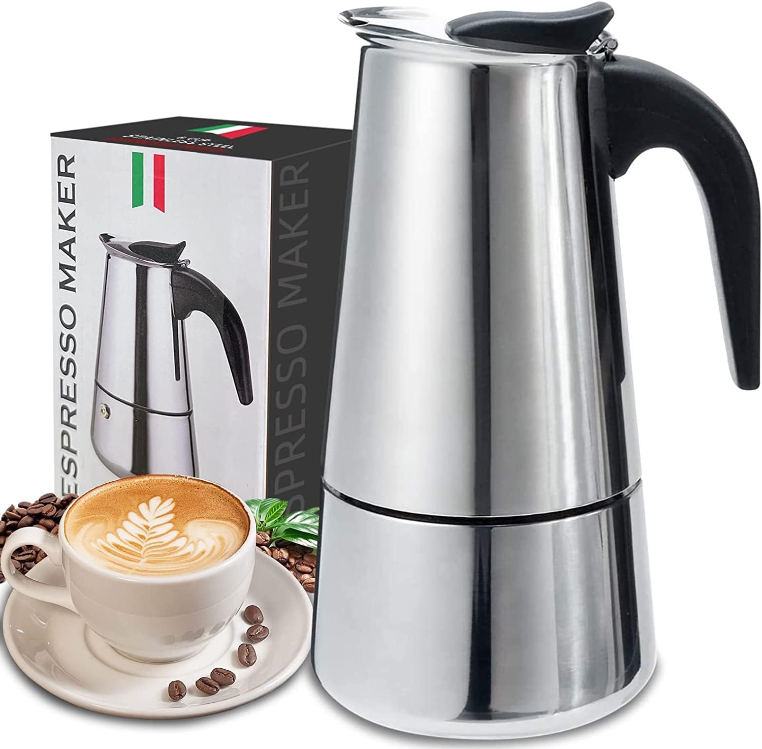 4/6/9 Cups Moka Pot Caffe Mach - Coffee Equipment For Home recensie en prijs