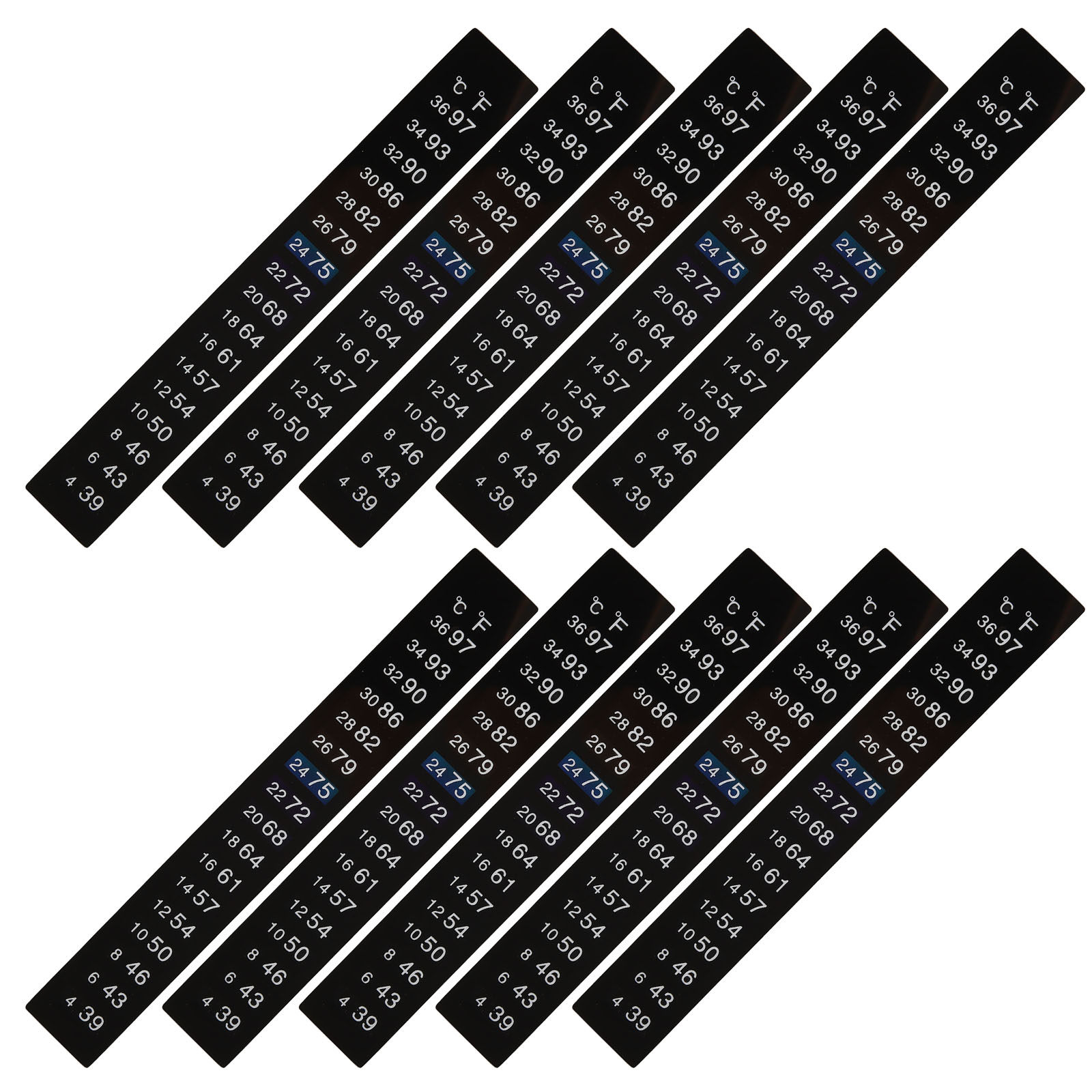 10 stuks temperatuurstrips voo - Temperature Strip Thermometer recensie en prijs