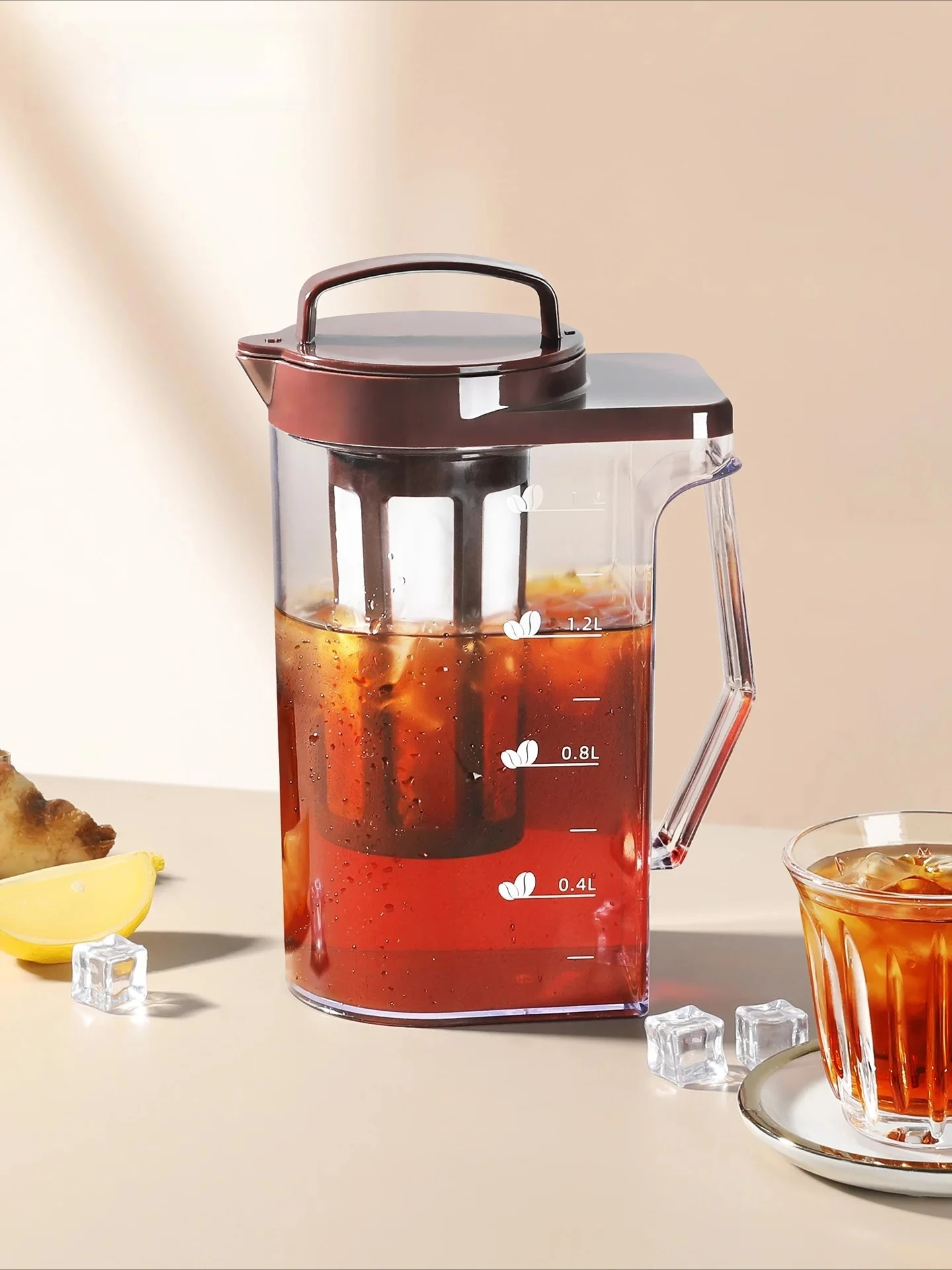 Grote plastic koude-brew koffi - Coffee Equipment Usa recensie en prijs