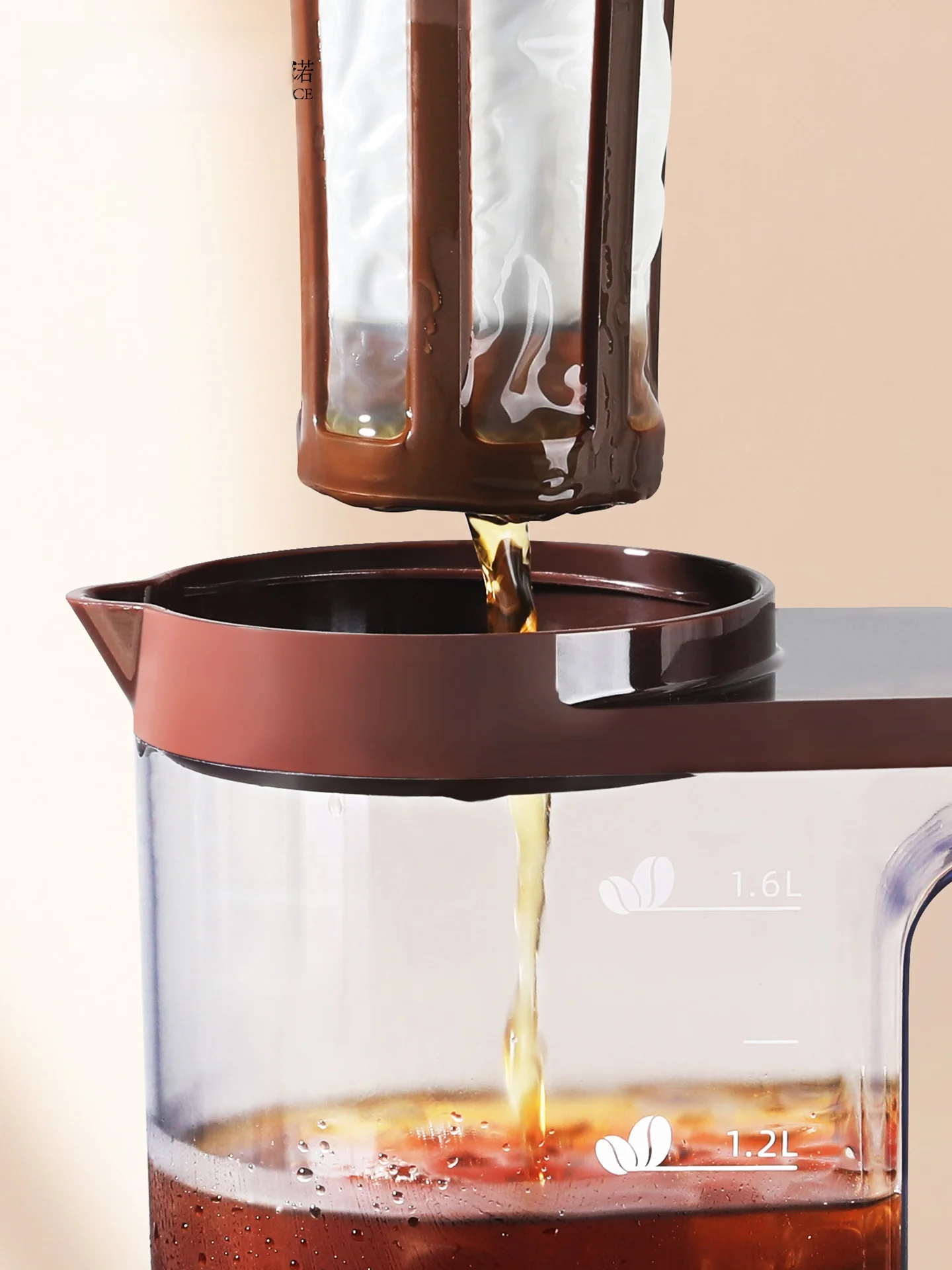 Grote plastic koude-brew koffi - Coffee Equipment Usa recensie en prijs